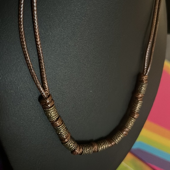 Paparazzi Pirate First Class Brown Urban Necklace, Unisex - Picture 2 of 2